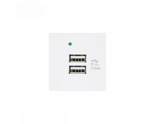 Модуль USB зарядный 2×USB-A 5V/2.1A Smartdust SK-M130